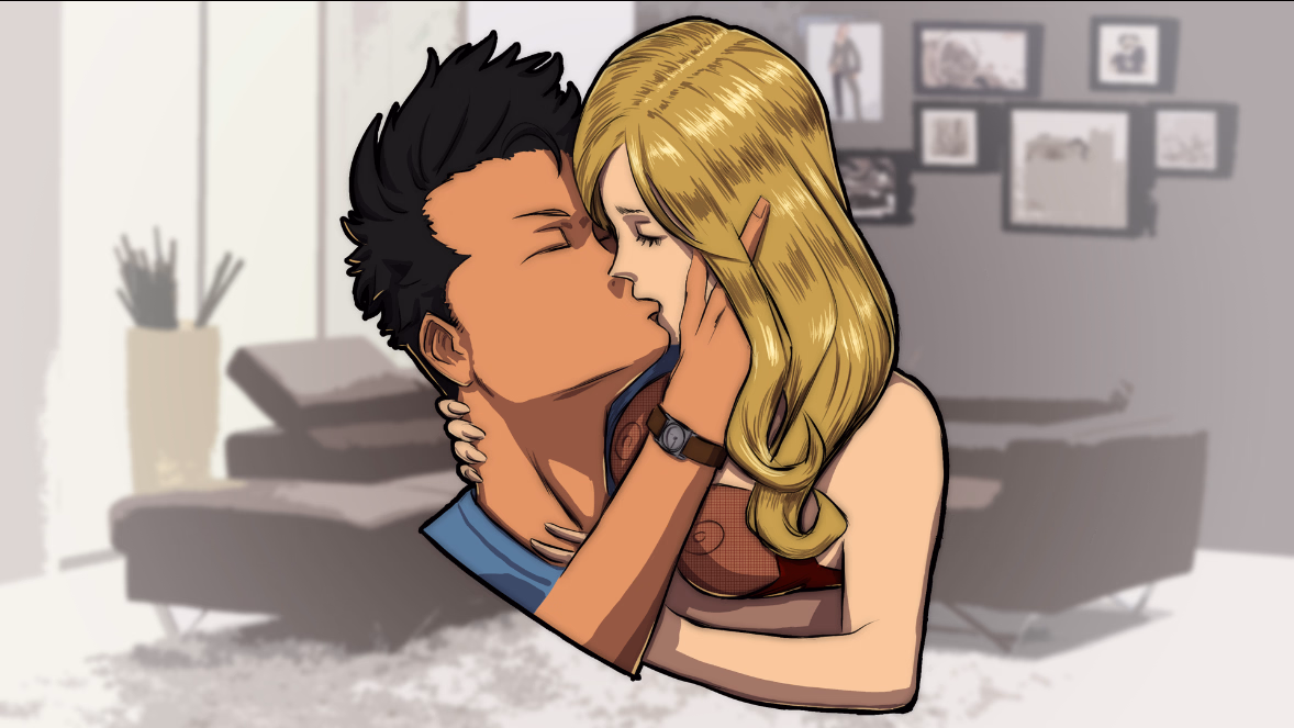 VN Ren'Py Completed An Unusual Date: Amelie [v1.0] [PuffyNip Games]