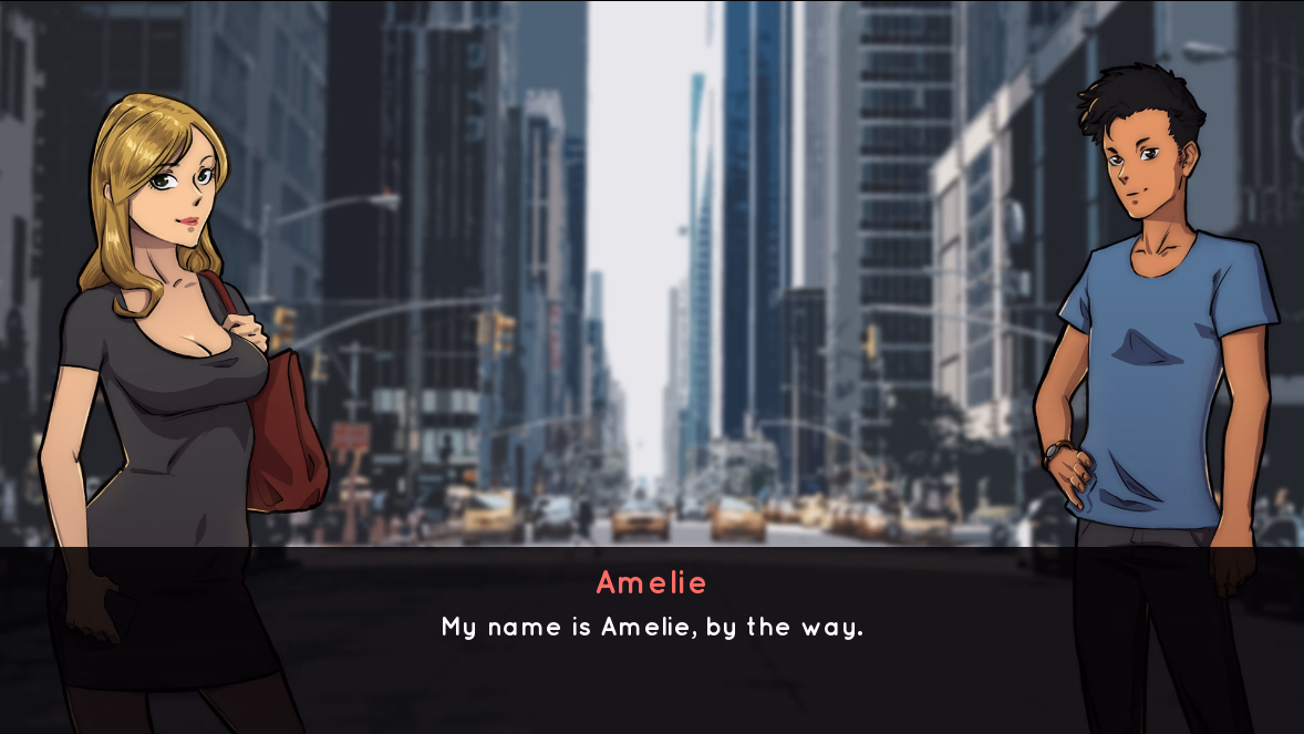 VN Ren'Py Completed An Unusual Date: Amelie [v1.0] [PuffyNip Games]