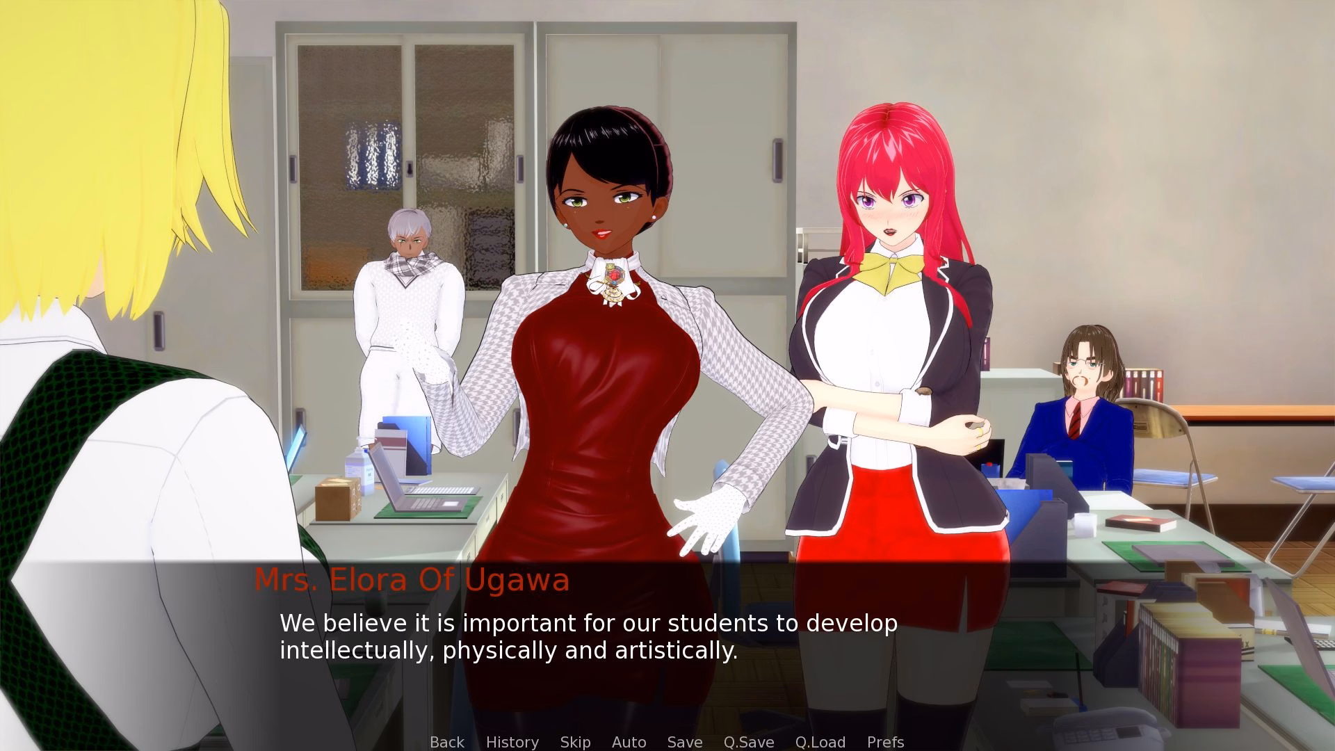 VN Ren'Py Abandoned Welcome to Bell College - Charme et Sortilège [v0.4.1] [Armand Ribo]