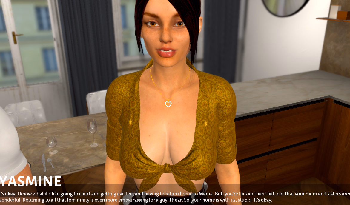 VN Unity Abandoned Flirting with Yasmine [v0.0.1] [Real Love 3D]
