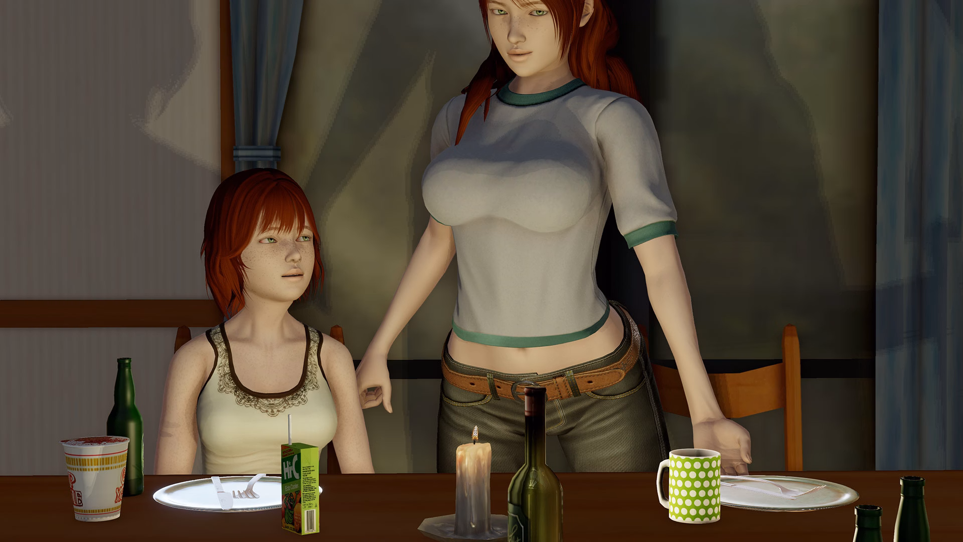 VN Ren'Py Abandoned Kindread: The Redburns [Ch. 5] [Inkalicious]