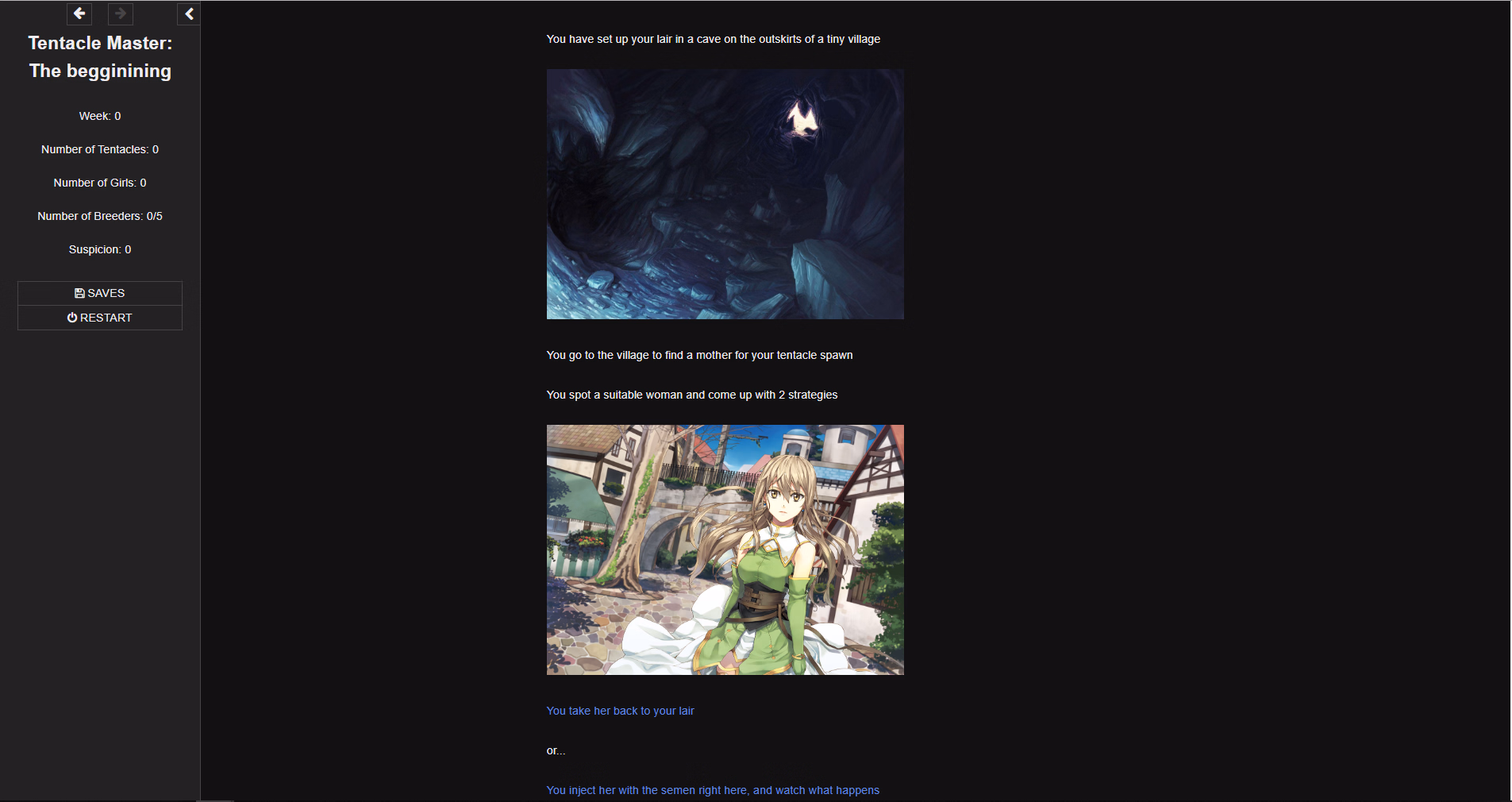 HTML Abandoned Tentacle Master [v0.1] [Truncated]