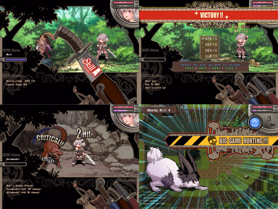 Wolf RPG Completed Niplheim's Hunter - Branded Azel [Final] [Black Train]