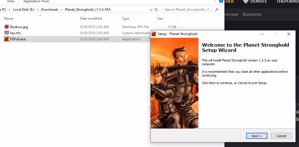VN Ren'Py Completed Planet StrongHold [v1.5.5 Final] [Winter Wolves]