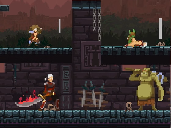 Others Completed Run Away From Monsters [Final] [Pixelart]
