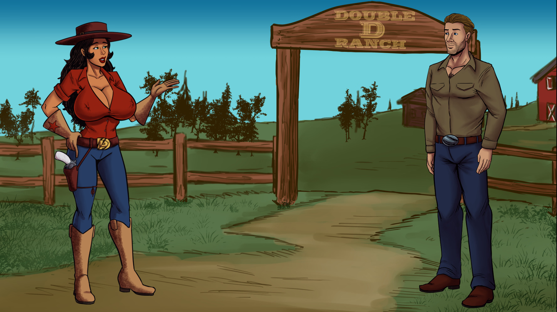 Ren'Py Abandoned A Visit to the Double D Ranch [v0.1] [Karmagik]