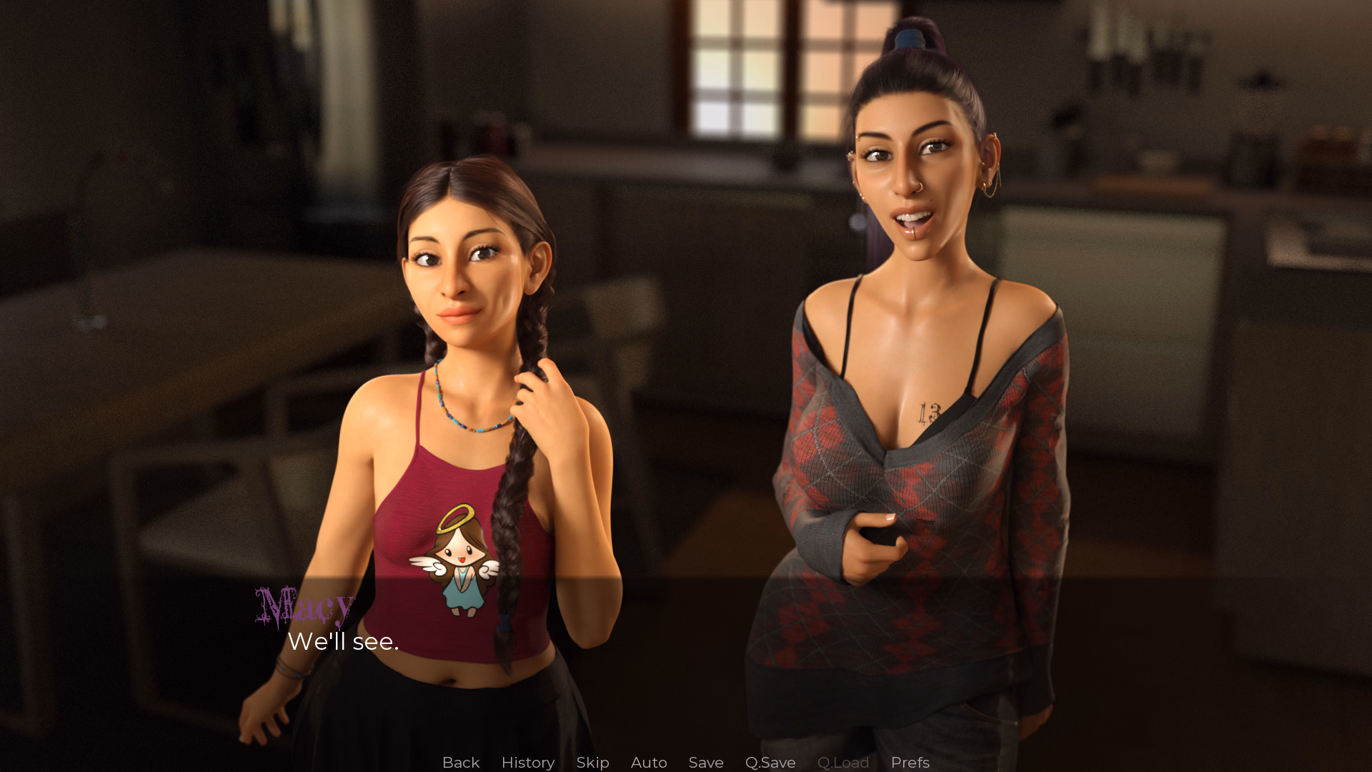 VN Ren'Py Light of My Life [S1 v1.0.4 S2 v0.9.2] [Naughty Road]