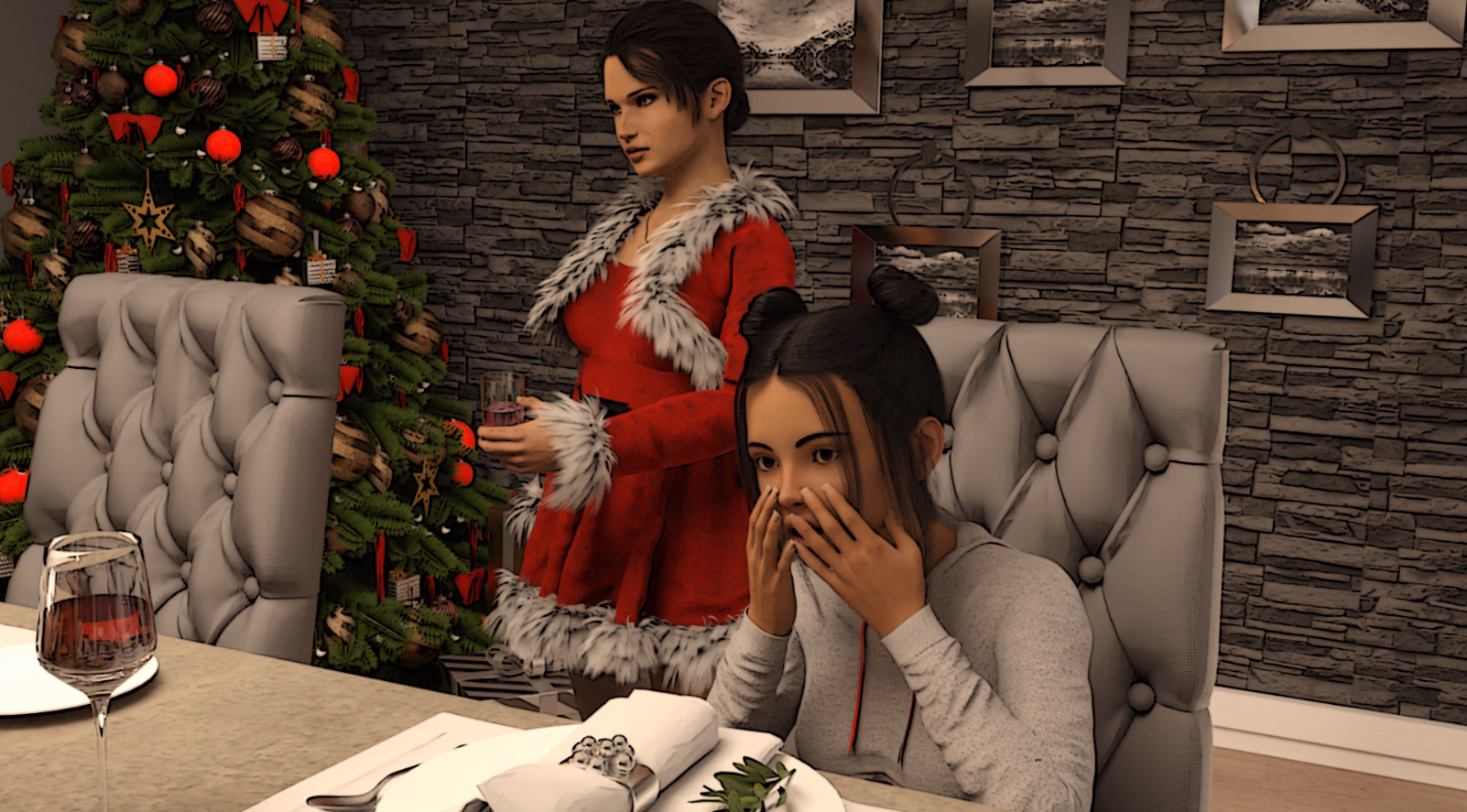 VN Ren'Py Completed Inevitable Relations: X-Mas Special [v1.0] [KinneyX23]