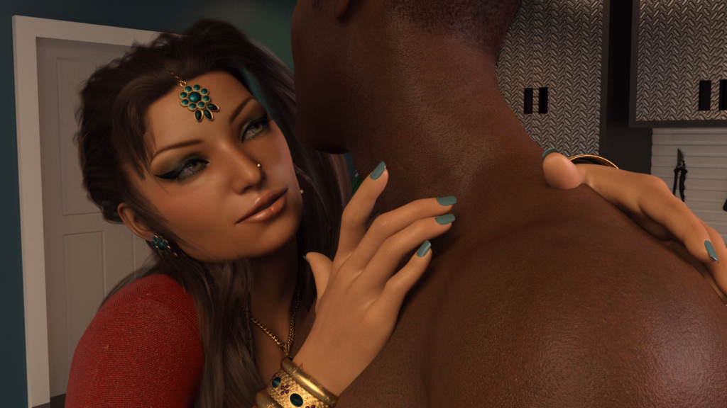 VN Ren'Py Abandoned Desi Milf Seduction [Parts 1-4] [Kirsess]