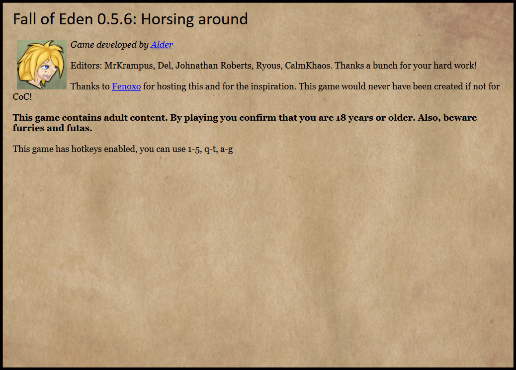 HTML Abandoned Fall of Eden [v0.5.6] [Alder] download