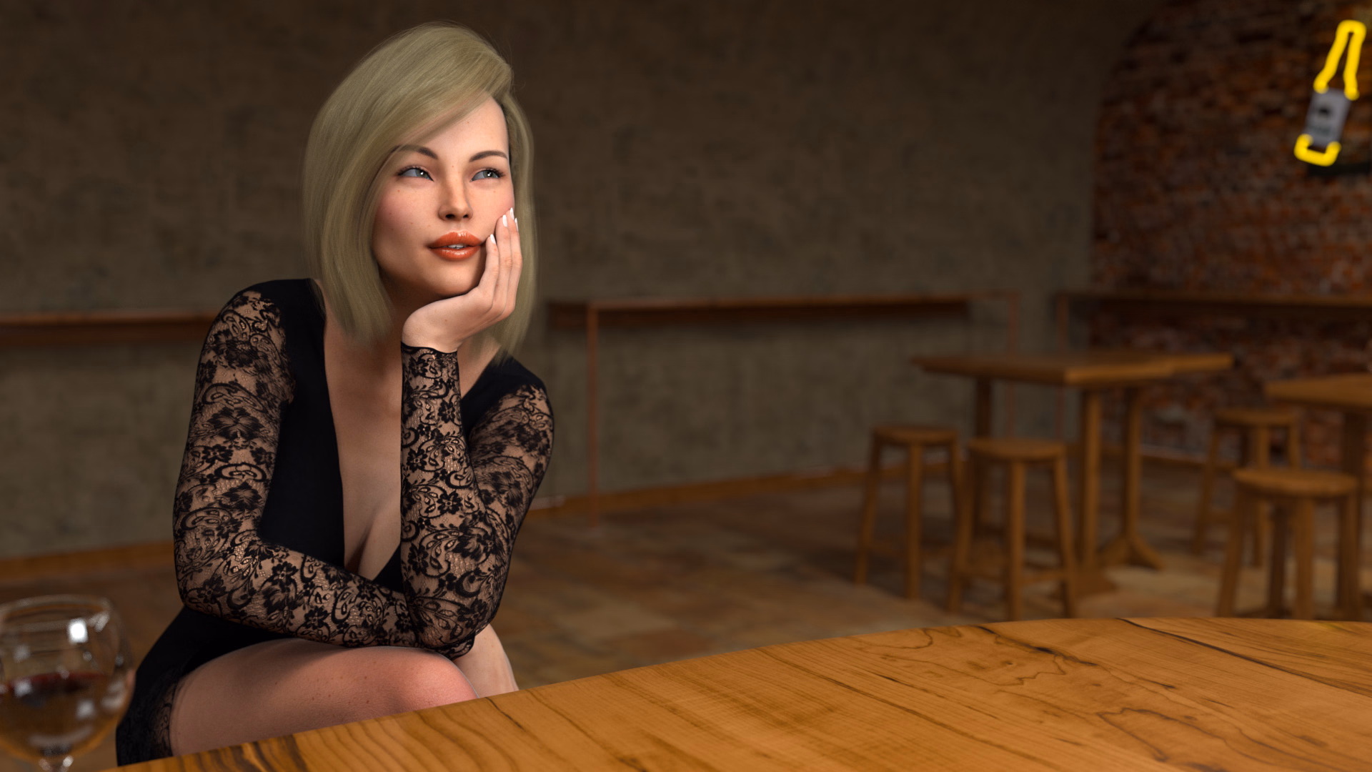 VN Ren'Py Abandoned Last Call [v0.4] [Thunderline Studios]
