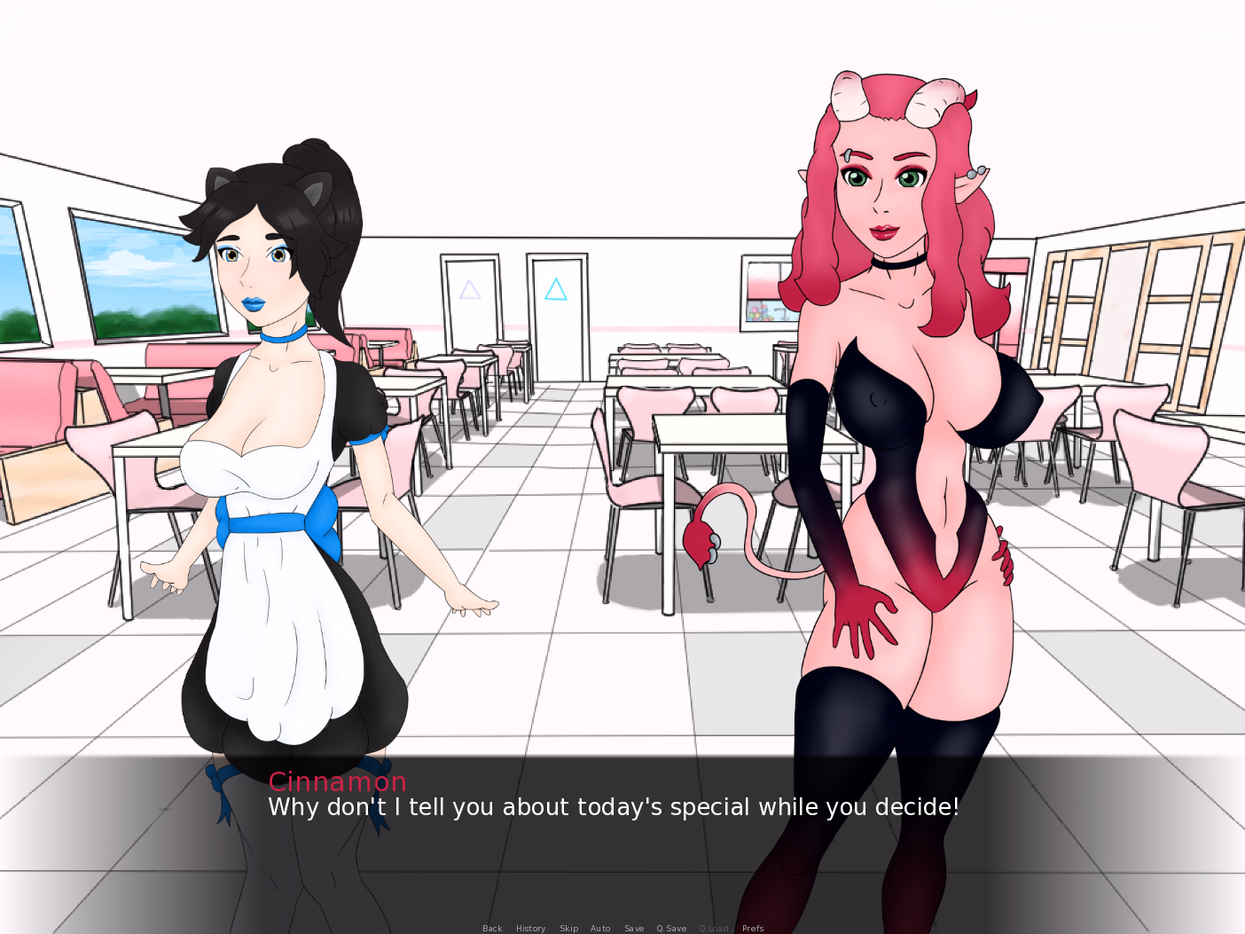 VN Ren'Py Completed Summoner's Cafe [v1.0] [Gooey]