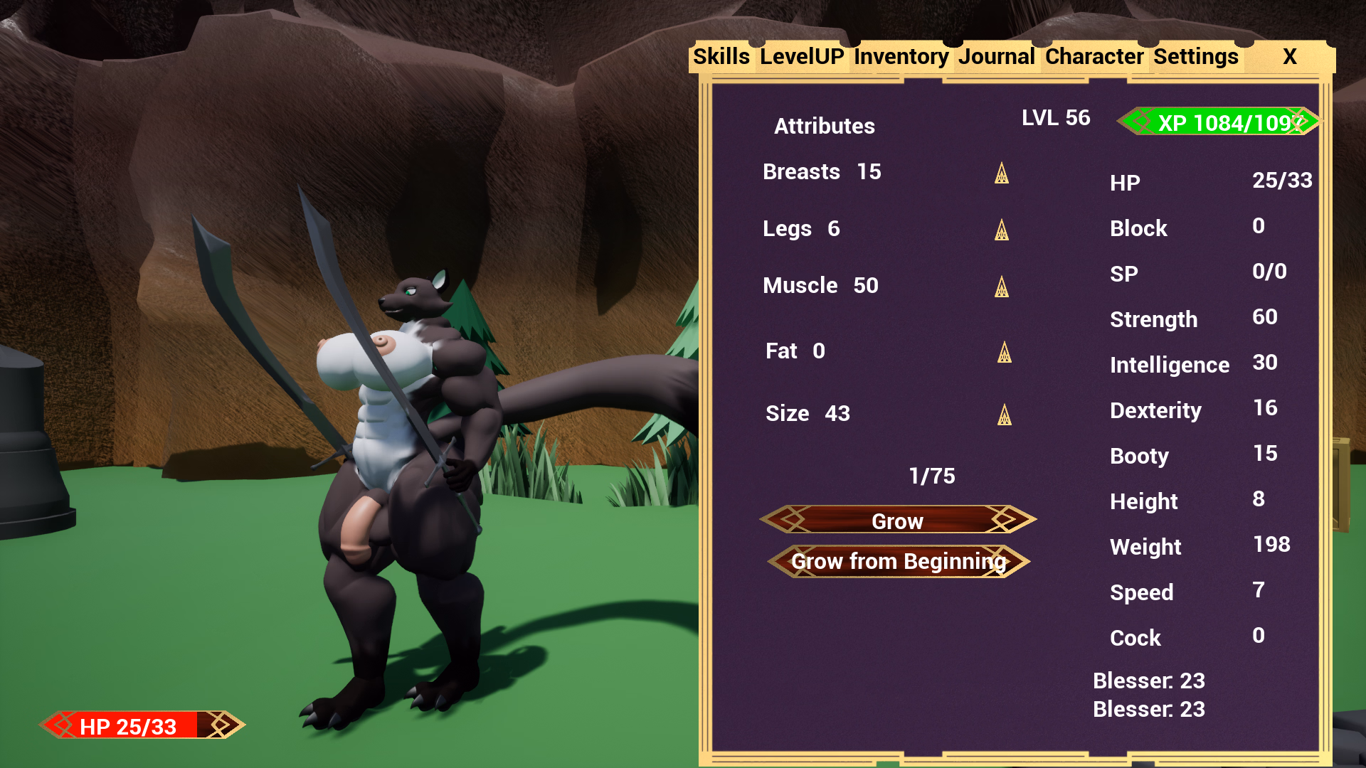Unreal Engine Abandoned Growth RPG [v0.6.8] [Digital Fur Below]