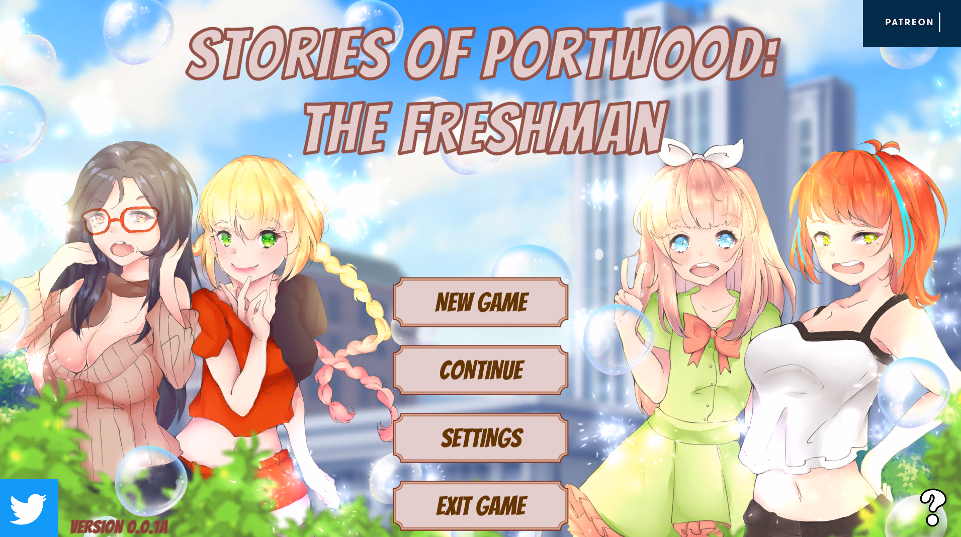 VN Unity Abandoned Stories of Portwood: The Freshman [v0.0.1a] [Silent Square] download