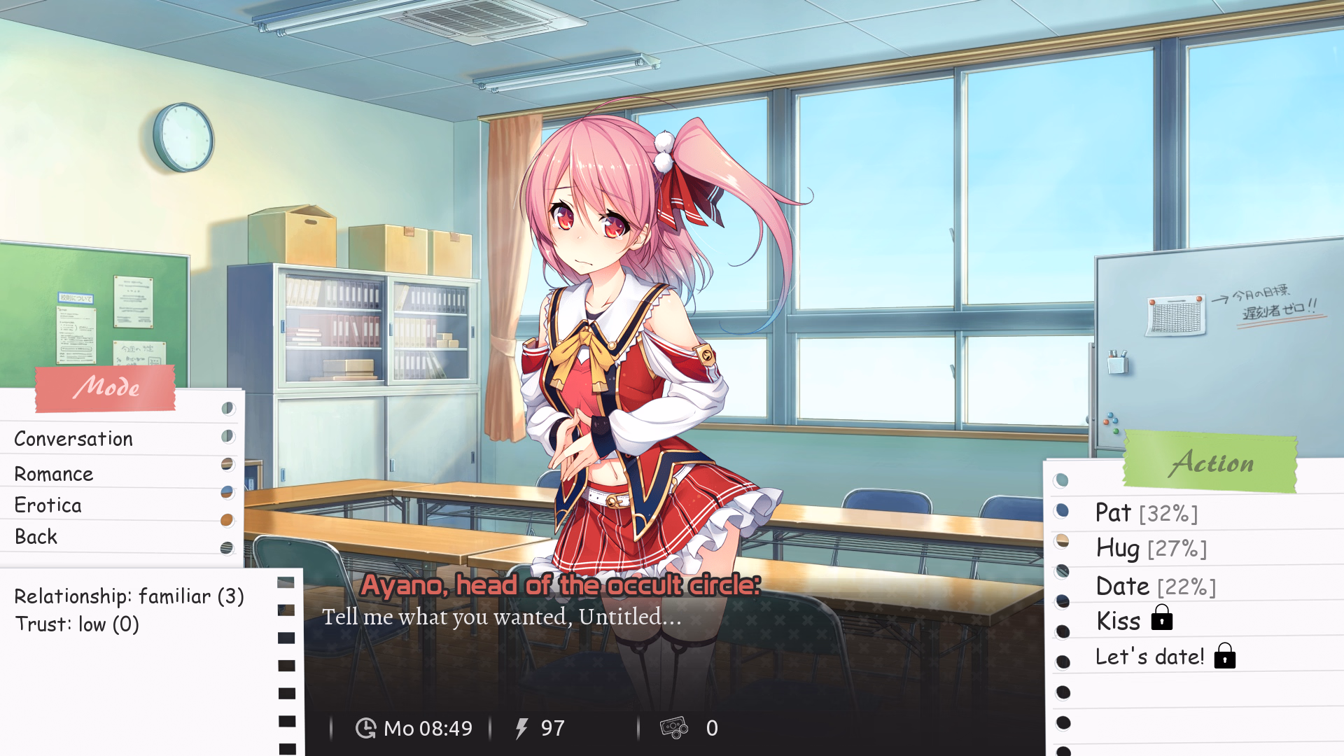 Ren'Py School Game [v0.977a] [Sloths Command]