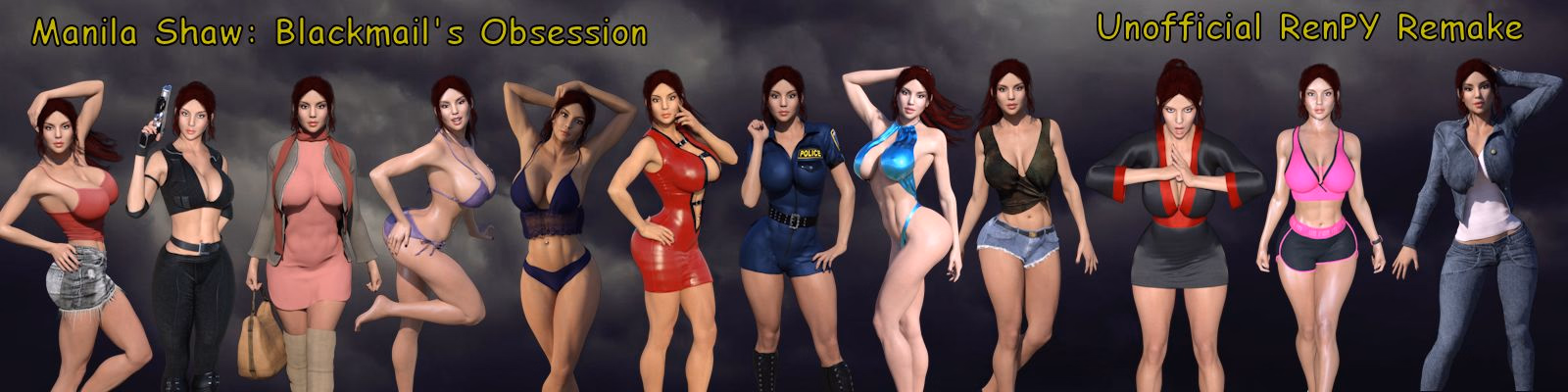 Ren'Py Abandoned Manila Shaw: Blackmail's Obsession RenPY Remake [v0.28] [Phalzyr]