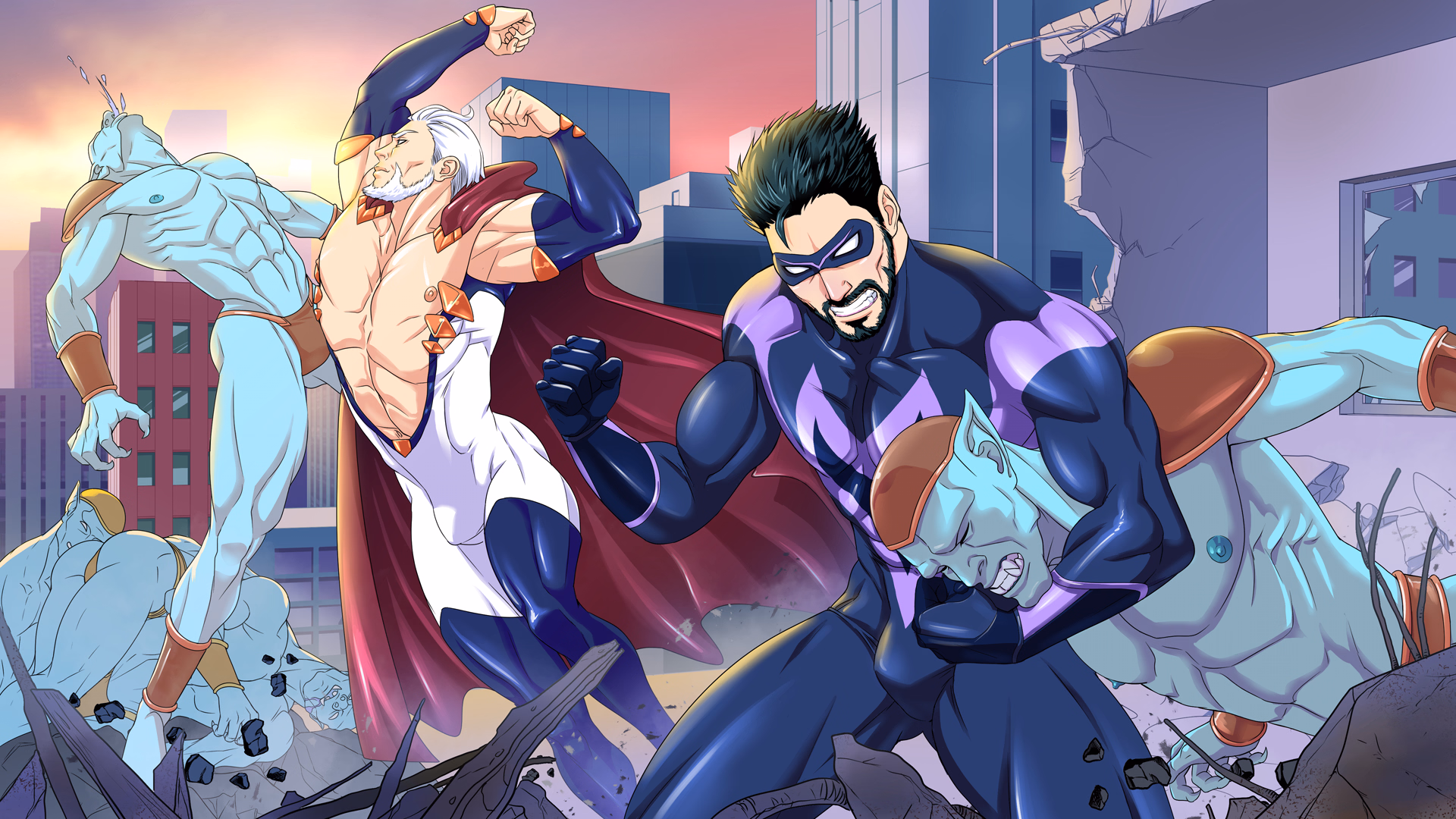 VN Ren'Py Completed Mister Versatile: A Gay Superhero Visual Novel[v1.20.1 + DLC's] [Y Press Games]