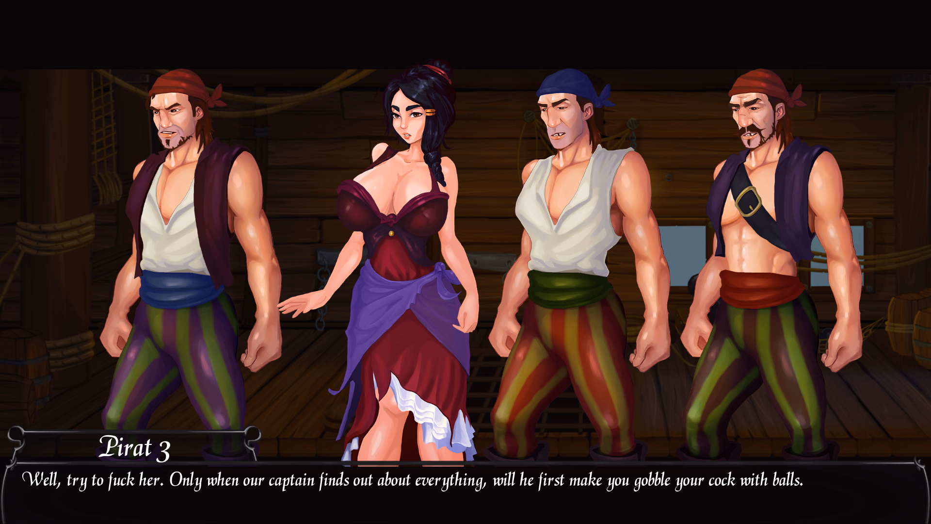 VN Unity Abandoned The Cursed Saga: Under Black Sails [Demo] [PurpleGray]