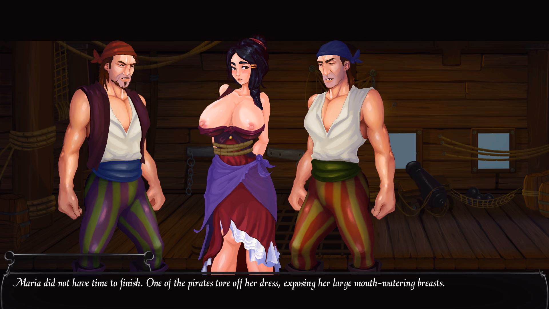 VN Unity Abandoned The Cursed Saga: Under Black Sails [Demo] [PurpleGray]