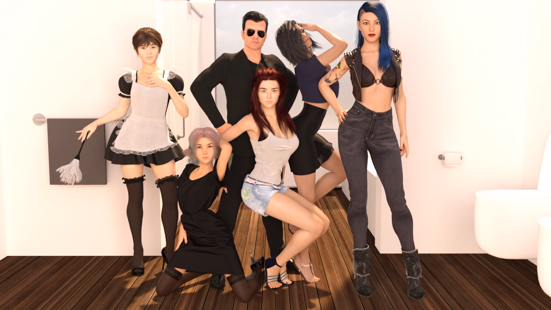 VN Ren'Py Abandoned The Enforcer [Ch. 1 v1.0] [SuitAndTie]