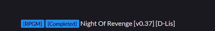 Unity Completed Night Of Revenge [v1.0.7] [D-Lis]