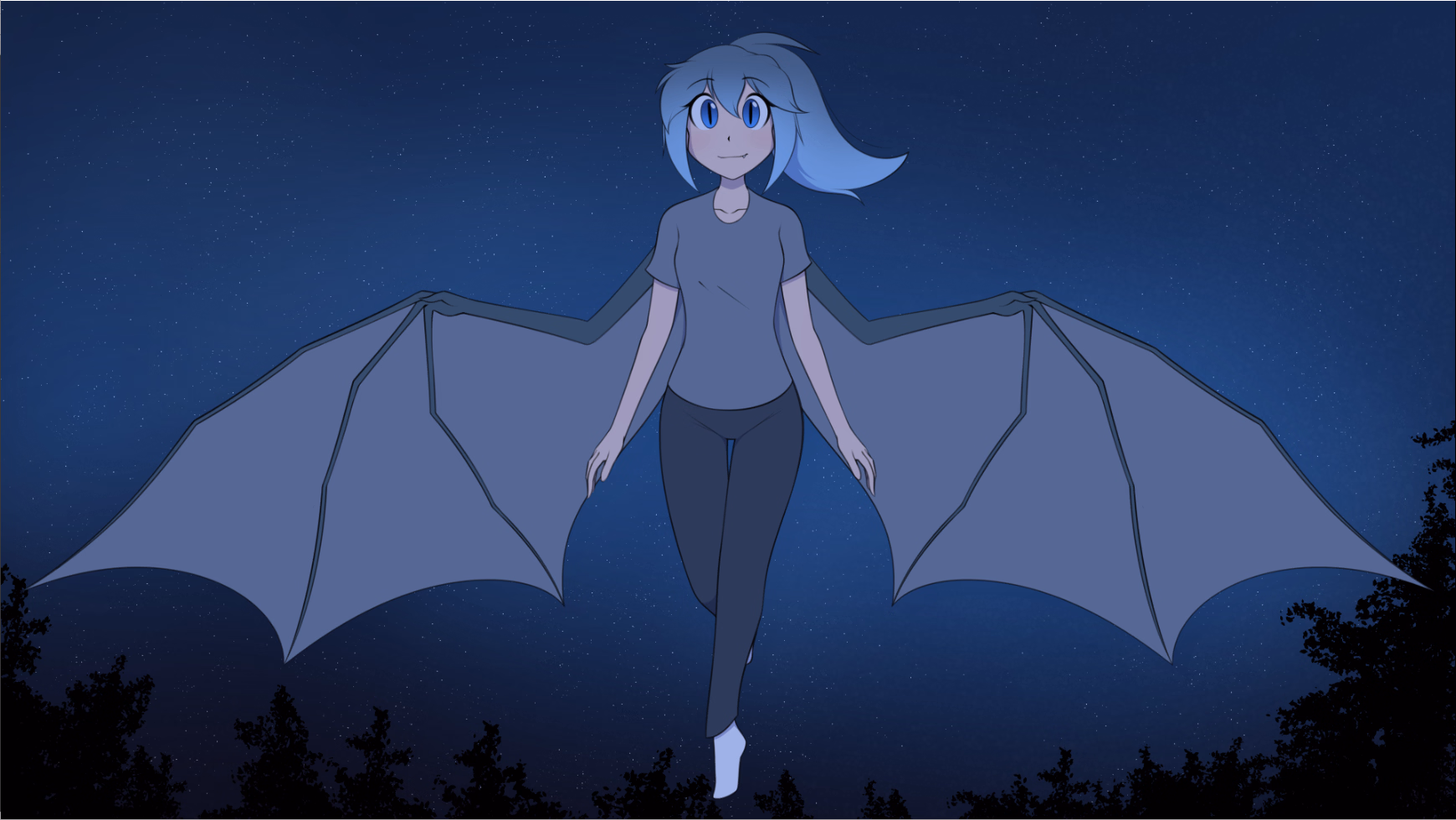 VN Ren'Py Completed A Night with a Bat Girl [v1.0] [furrgroup]