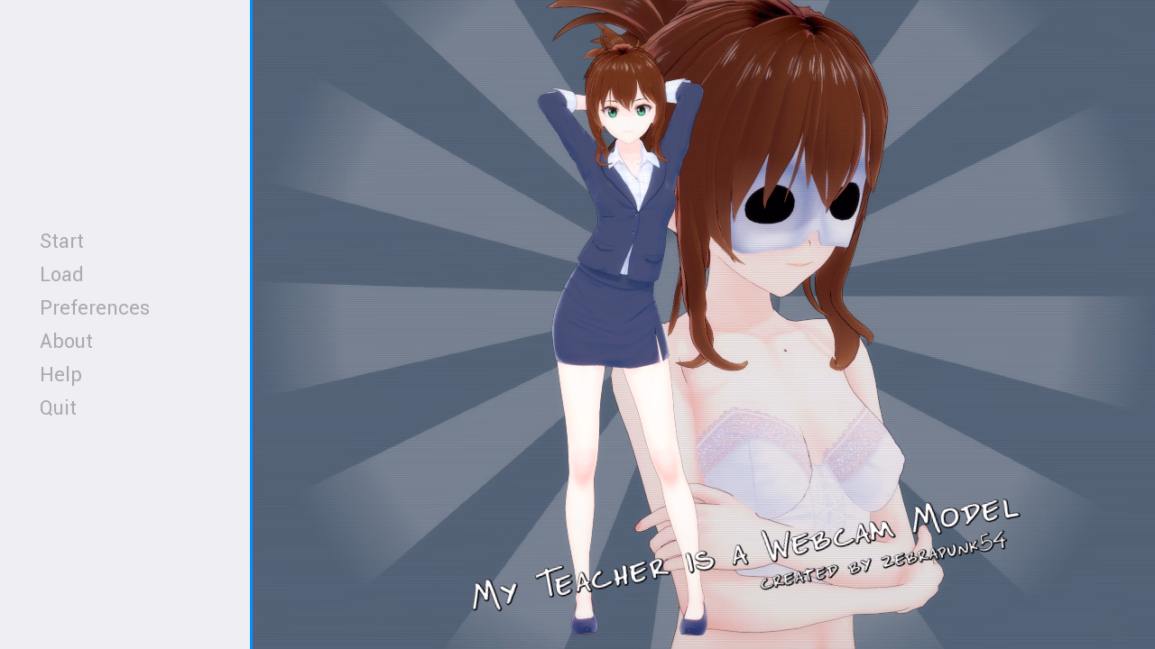 VN Ren'Py Completed My Teacher is a Webcam Model [v1.0] [zebrapunk54]
