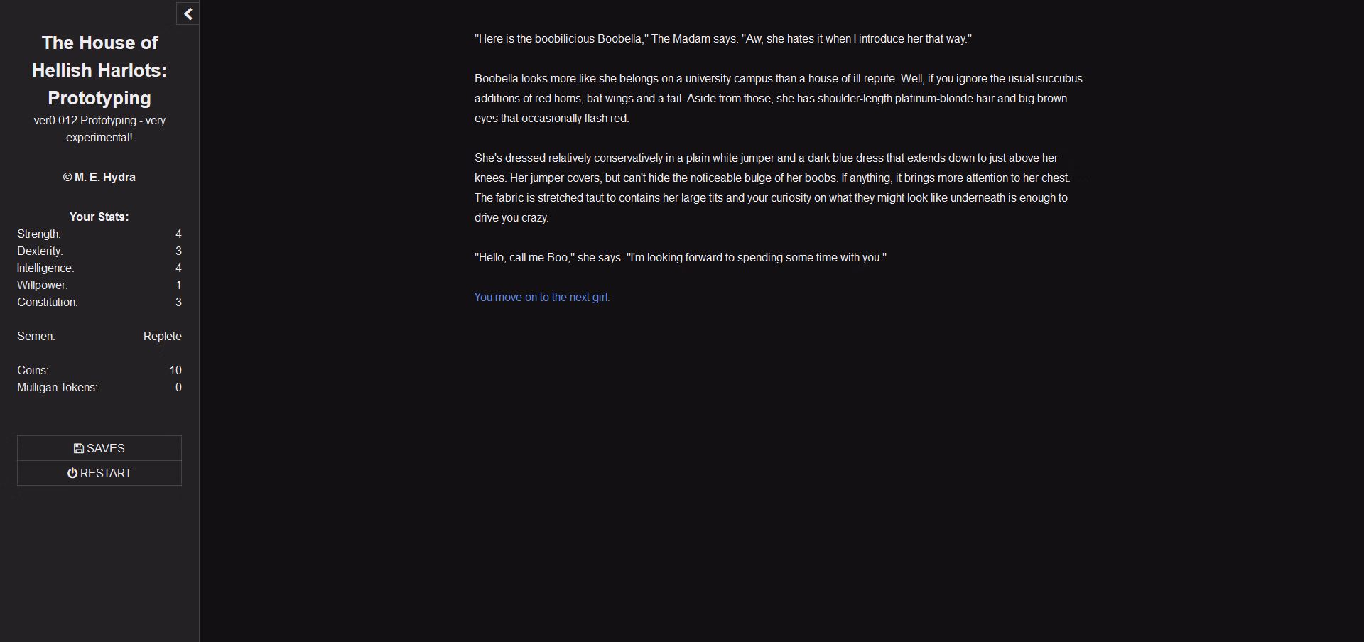 HTML The House of Hellish Harlots [v0.047] [Many-Eyed Hydra]