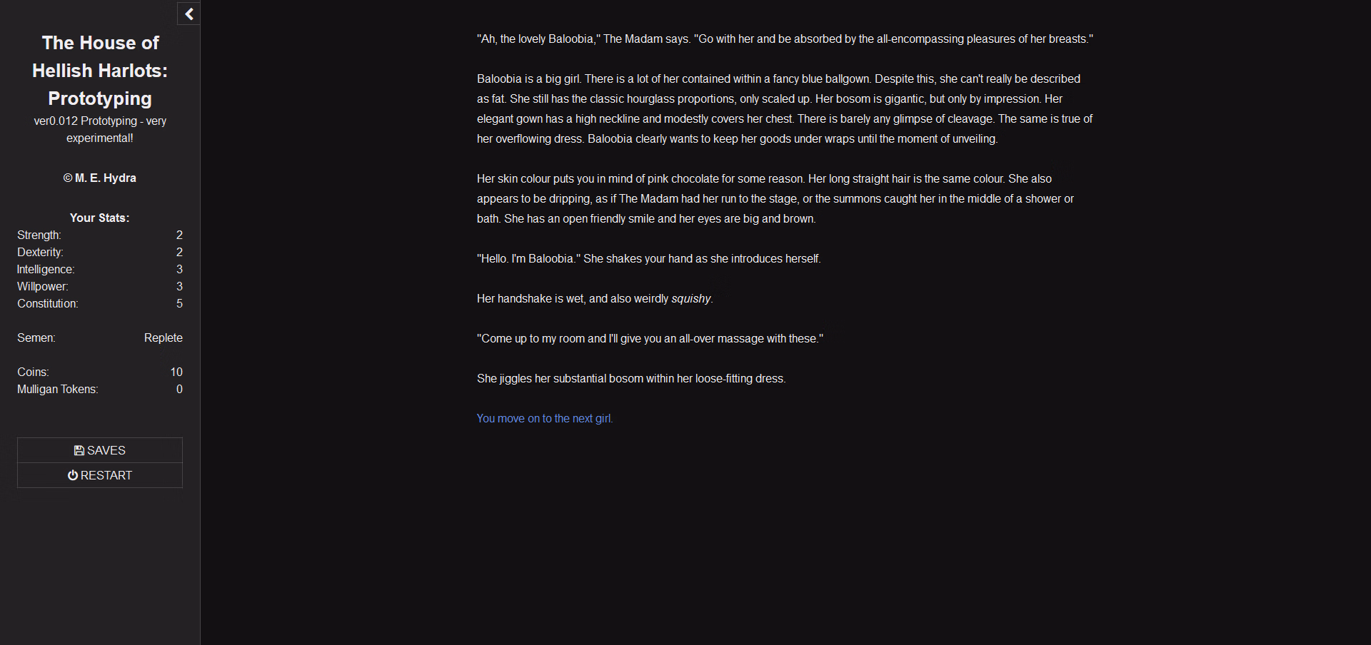 HTML The House of Hellish Harlots [v0.047] [Many-Eyed Hydra]