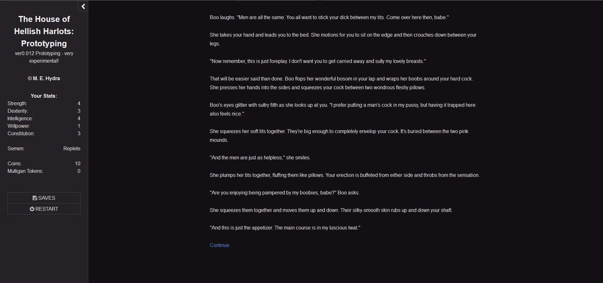 HTML The House of Hellish Harlots [v0.047] [Many-Eyed Hydra]