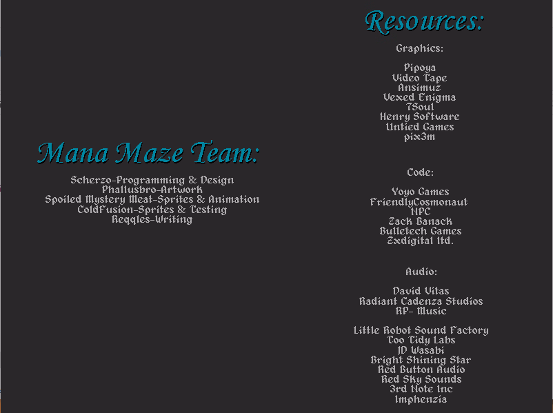Others Abandoned Mana Maze [v0.10] [CyberScherzo Studios]