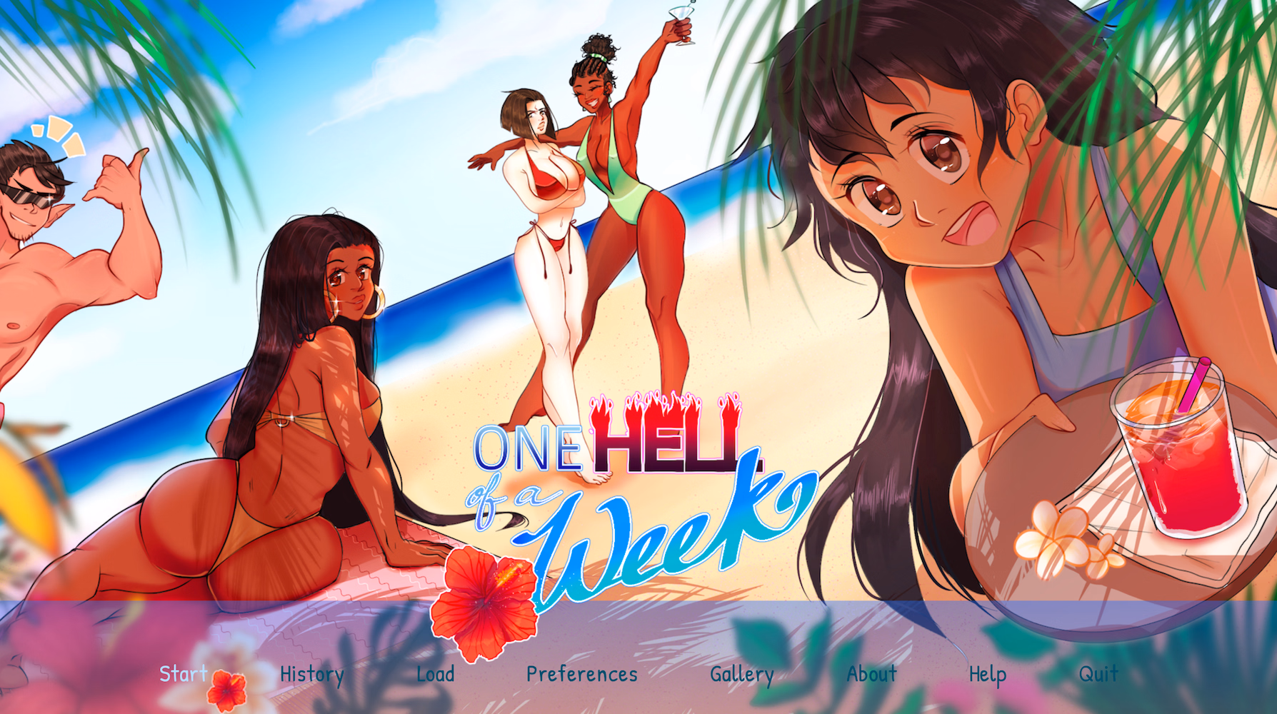 VN Ren'Py Completed One Hell of a Week [v1.5] [Sumooli]
