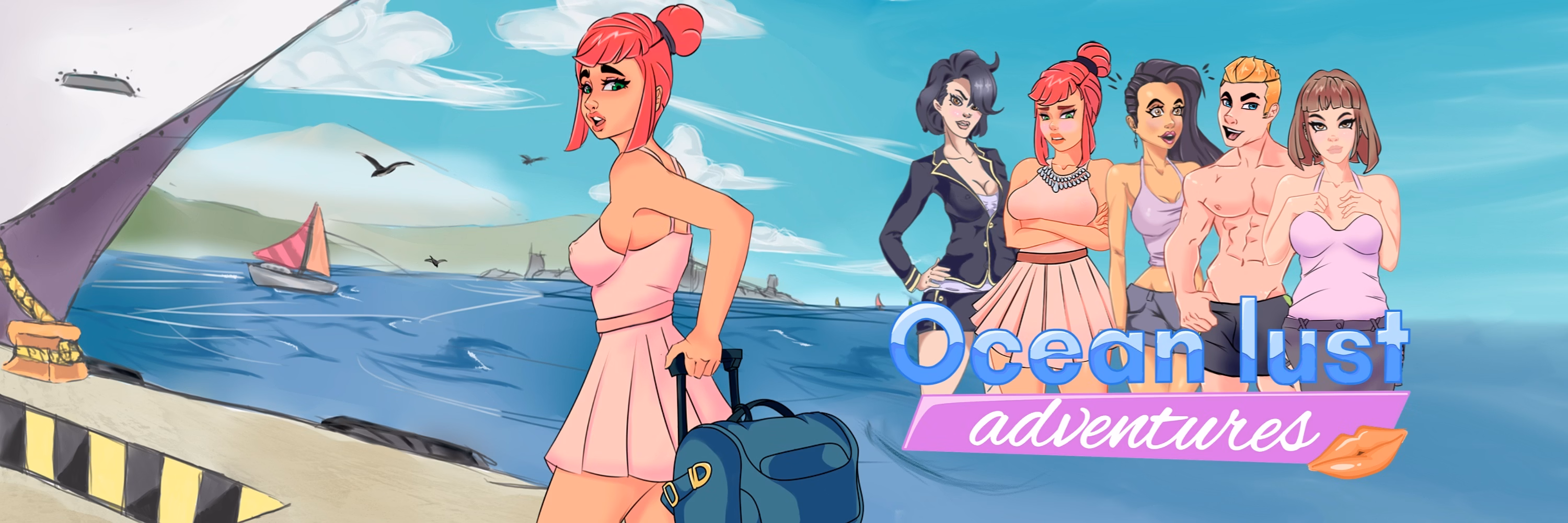 VN Ren'Py Abandoned Ocean Lust Adventures [v0.2a] [DesDraw] download