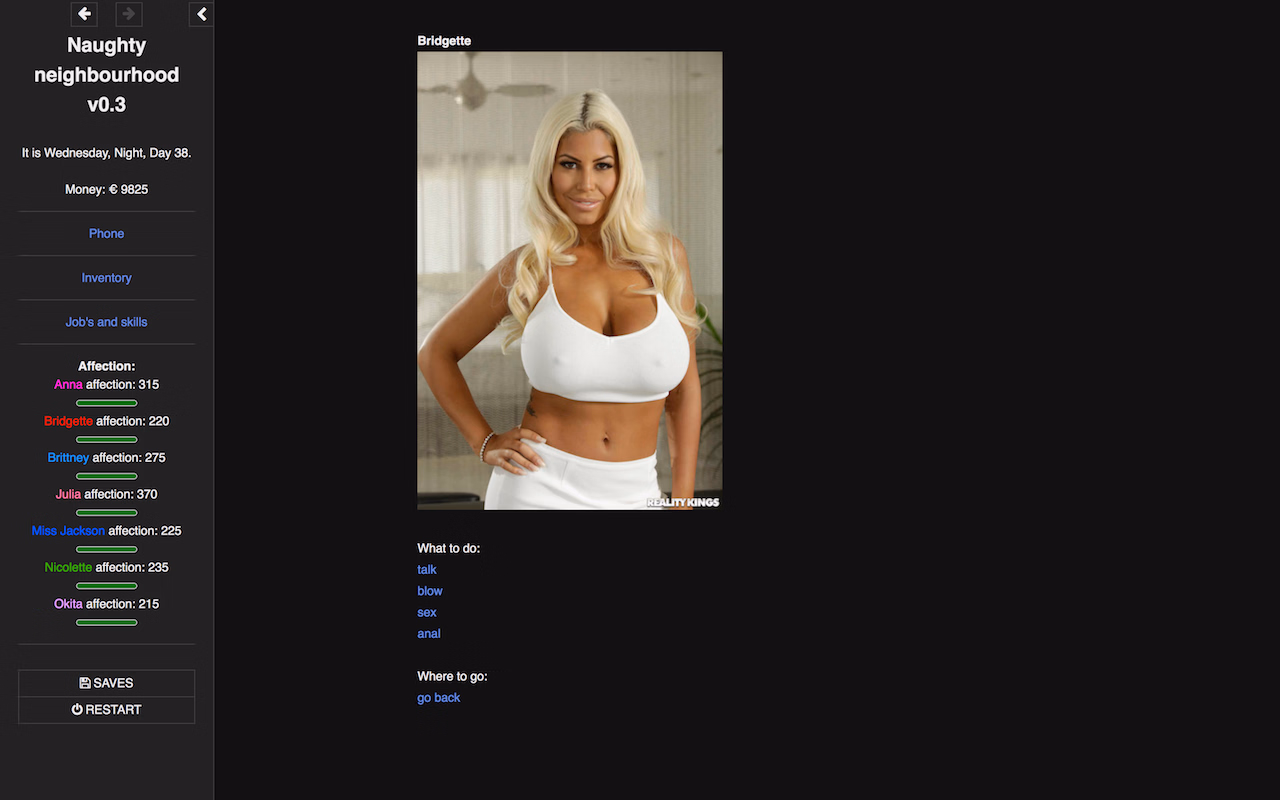 HTML Abandoned Naughty Neighbourhood [Build 7][Drmmrt]