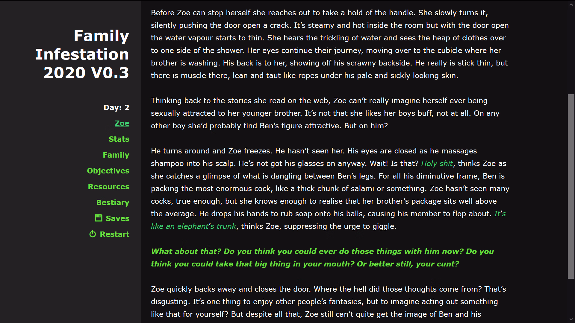 HTML Abandoned Family Infestation [v0.3.4] [Pizznazz]