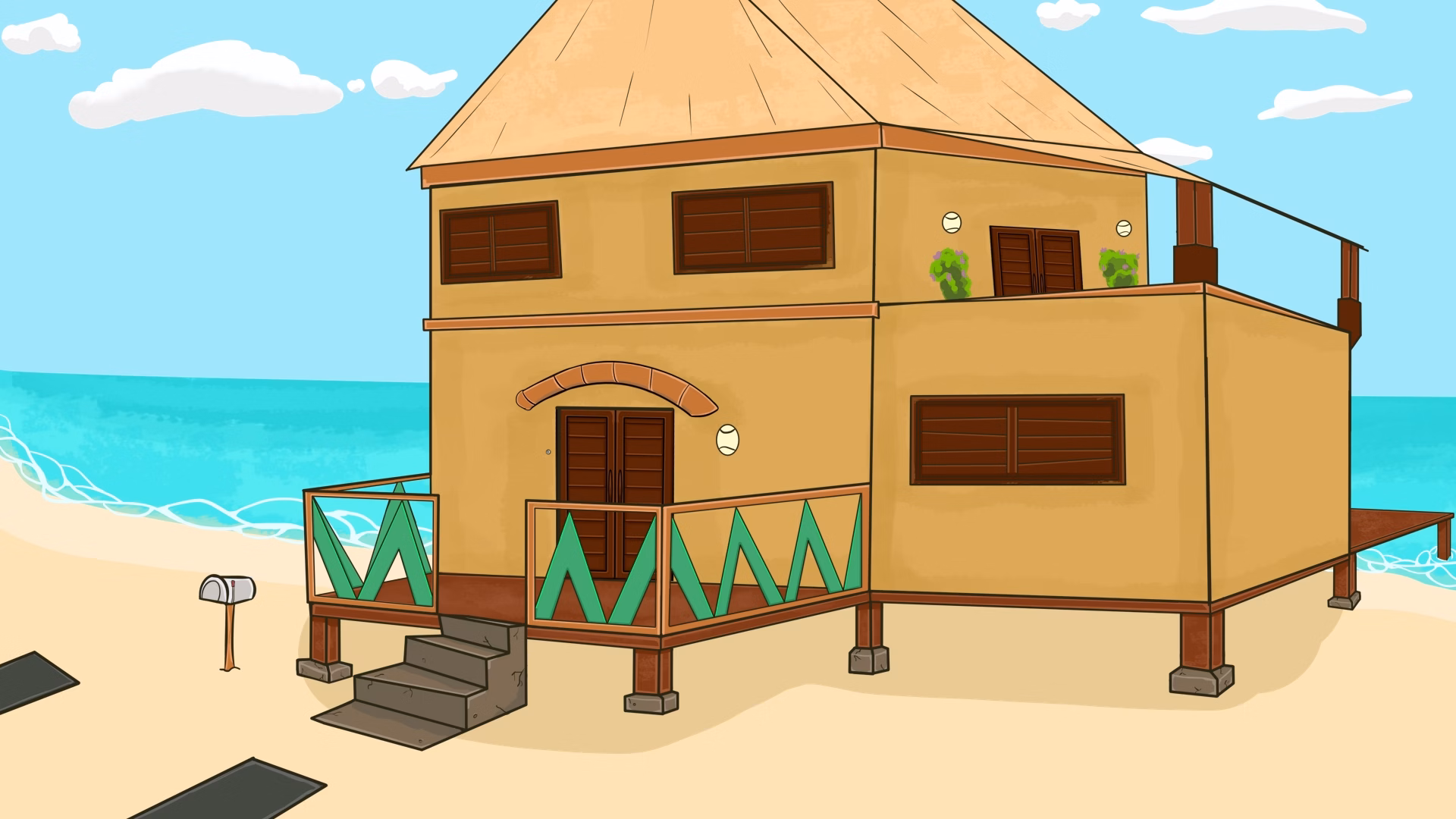 VN Ren'Py Abandoned Paradise Resort [v0.1] [BananaSlice]