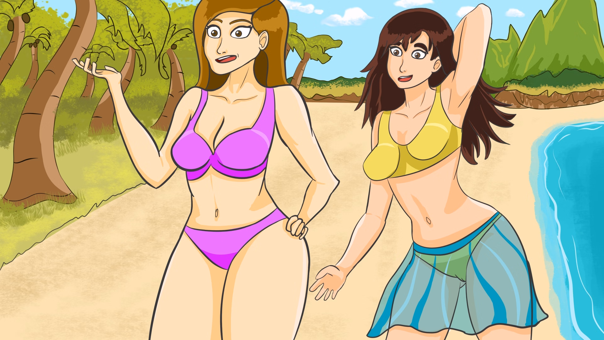 VN Ren'Py Abandoned Paradise Resort [v0.1] [BananaSlice]