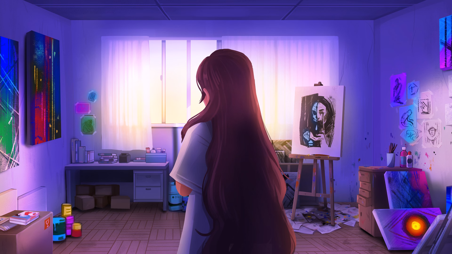 VN Unity Completed Fires At Midnight [Final] [Persona Theory Games]