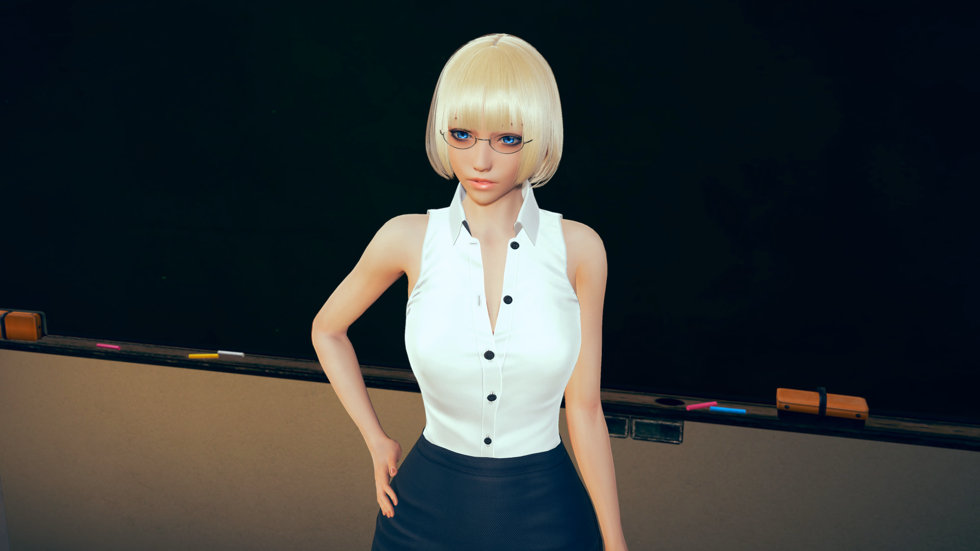 VN Ren'Py Abandoned My Waifu Academia [Demo] [Si Tayo]