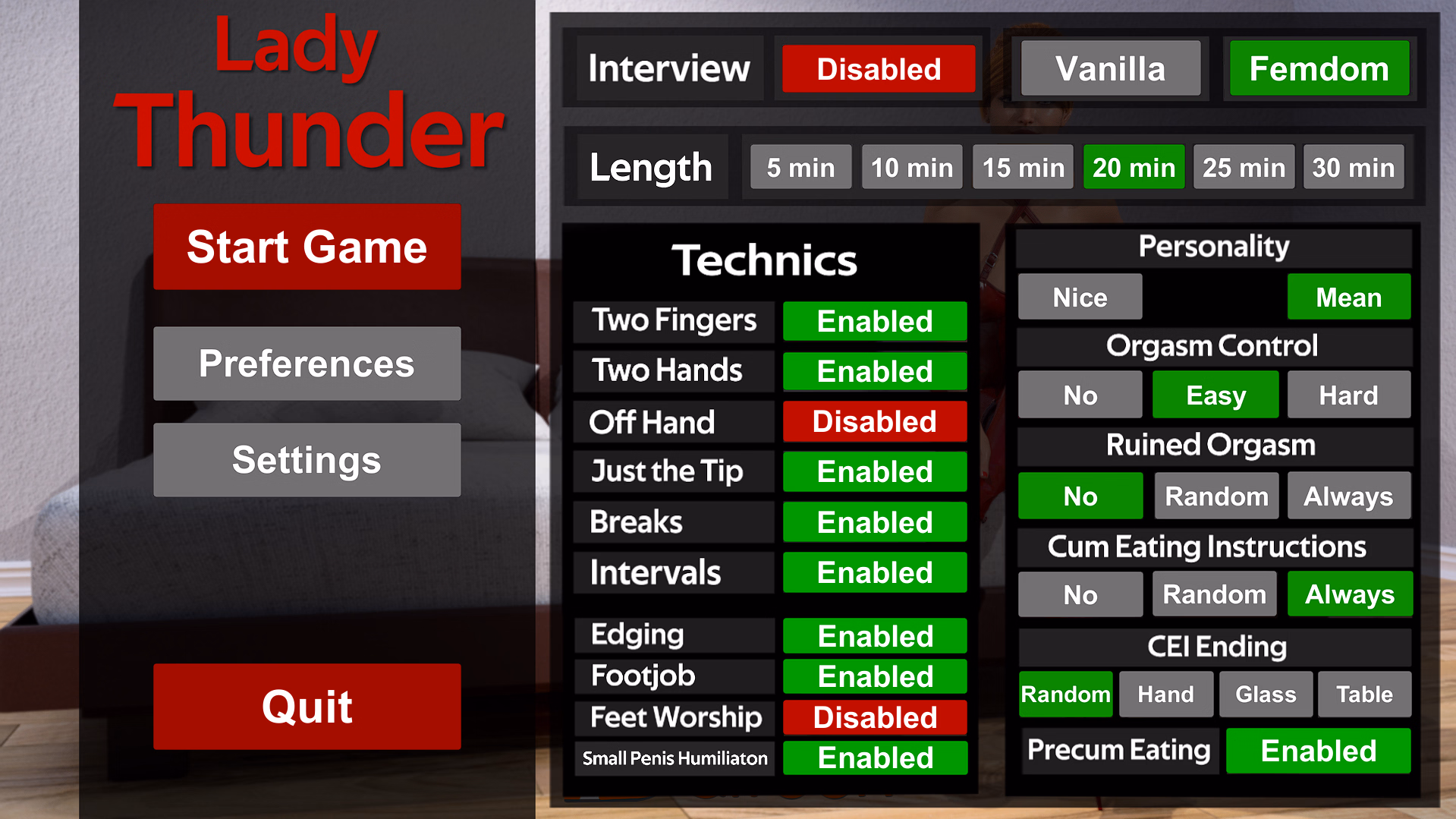 Unity Abandoned Lady Thunder [v0.6] [ThunderBolt]