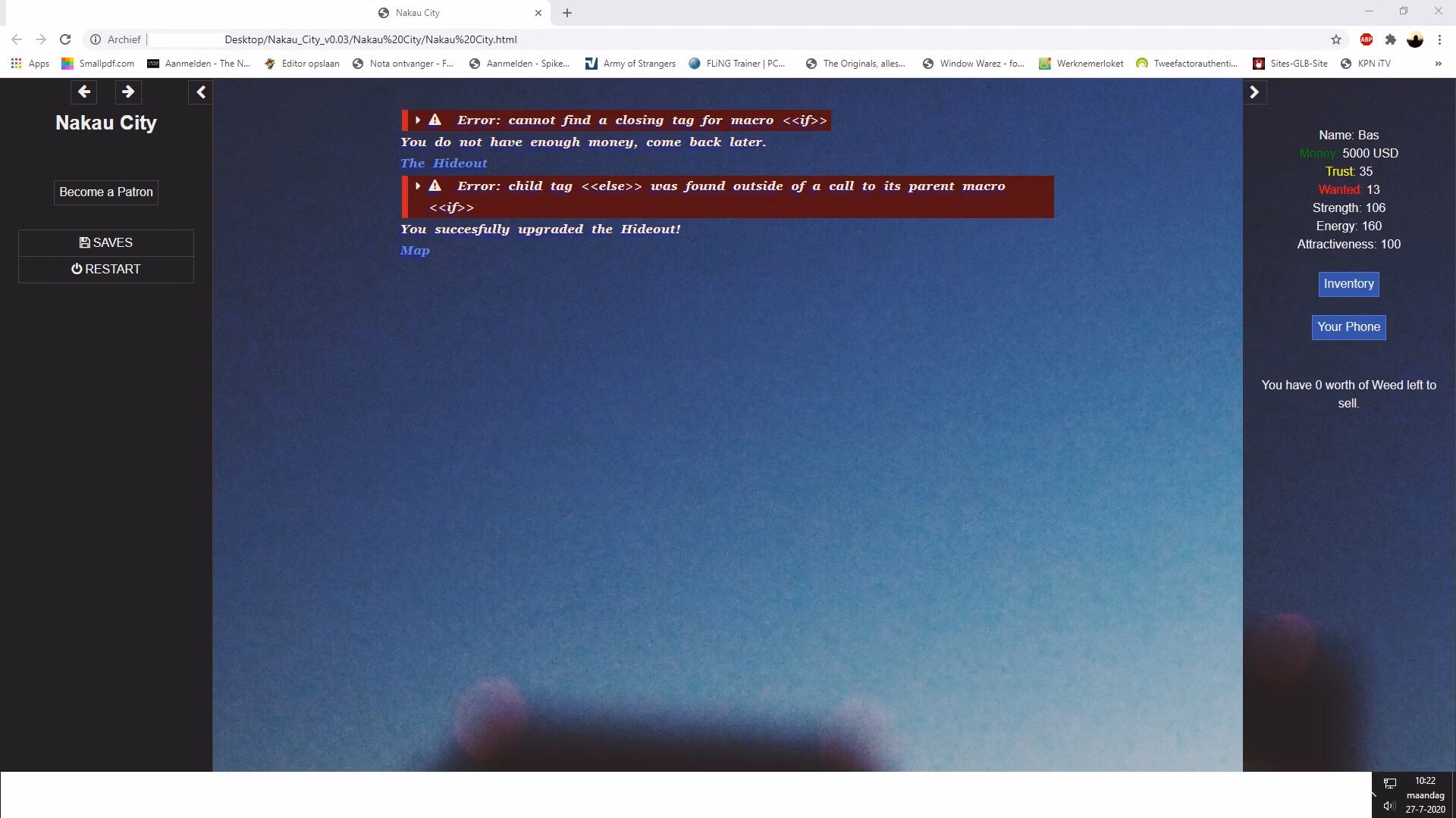 HTML Abandoned Nakau City [v0.04] [NakauCity]