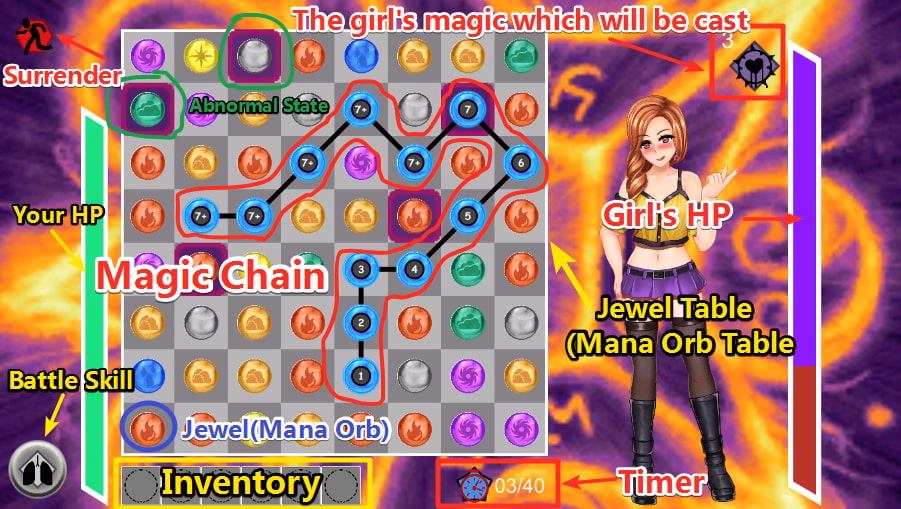 Unity Abandoned Magic Girls-Token Academy Simulated Battle [v0.20 Update] [TEmagic]