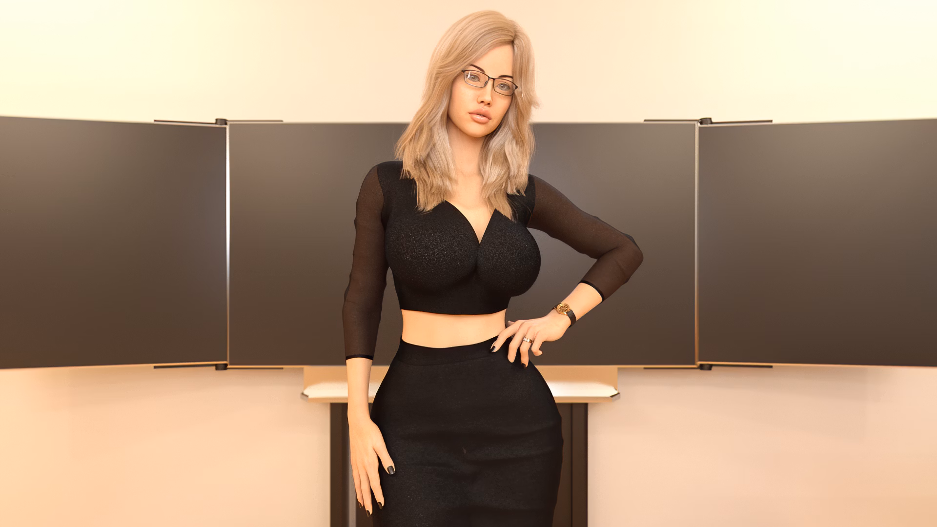 VN Ren'Py Abandoned Nerd to Alpha [v0.1.0] [Mr.Axxx]