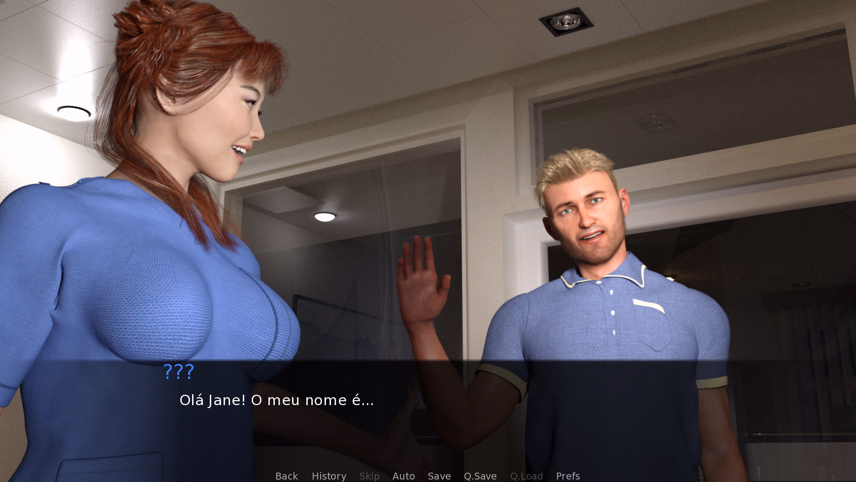 VN Ren'Py Abandoned New Start [r2 Ch. 1 Day 1] [Jvcv]