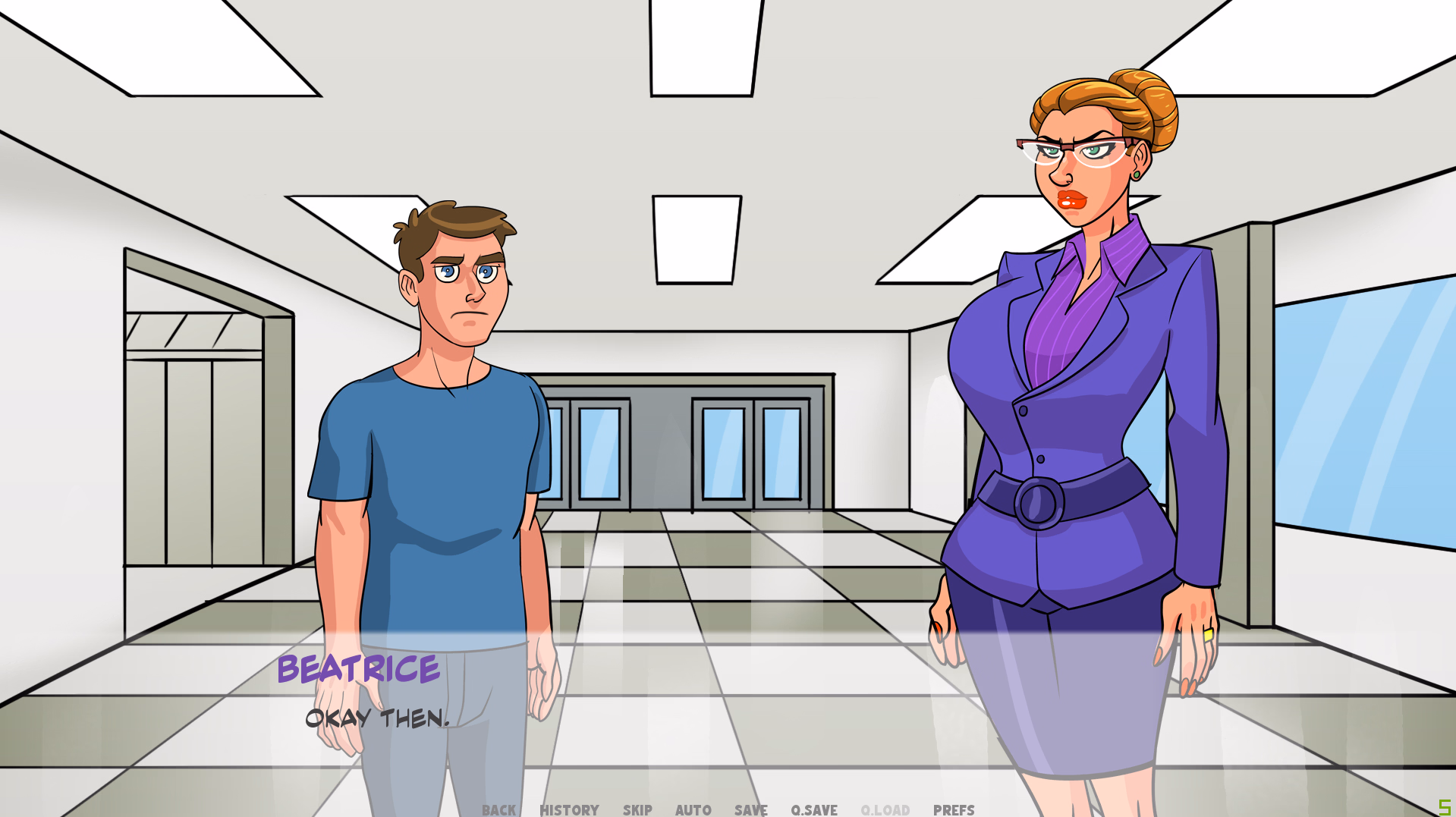 VN Ren'Py Completed Beatrice in the Crush [v1.0] [John North]