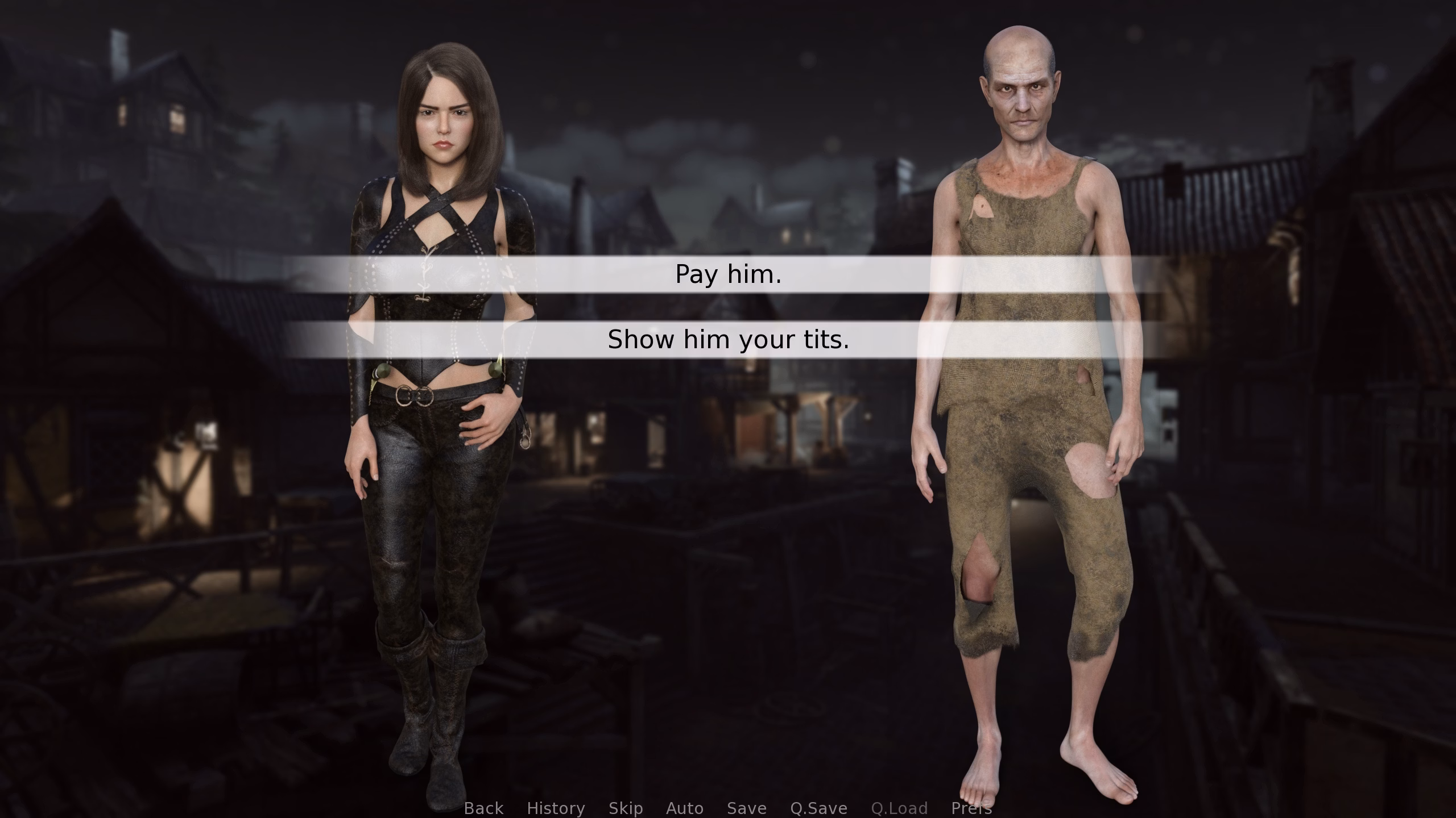 VN Ren'Py Abandoned Yharnam's Throne [v0.1] [Patches the Hyena]