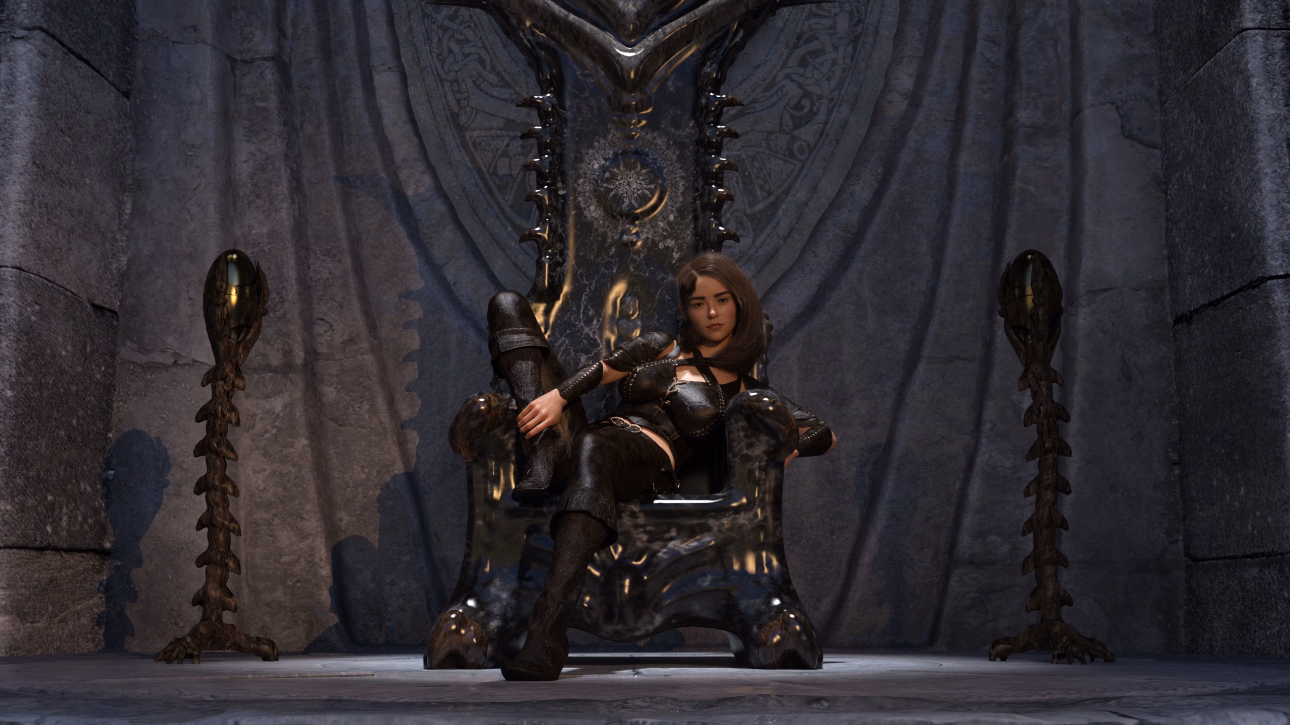 VN Ren'Py Abandoned Yharnam's Throne [v0.1] [Patches the Hyena]