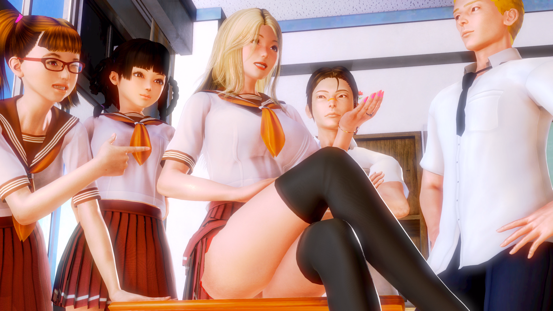 VN Ren'Py Abandoned Twin Maniax! [v0.07] [Lemon Mint Soft]