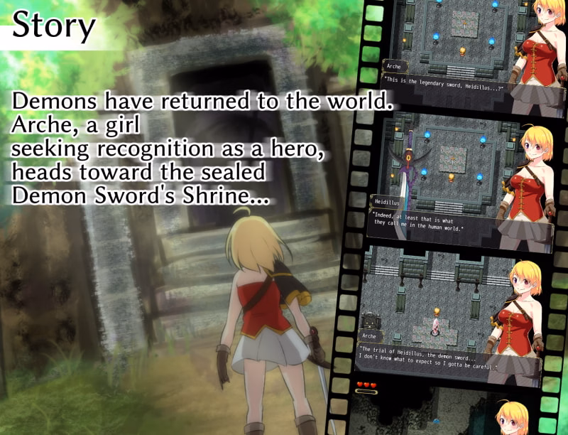 RPGM Completed Arche and The Demonic Sword's Shrine [v1.01] [hanamigasaku]