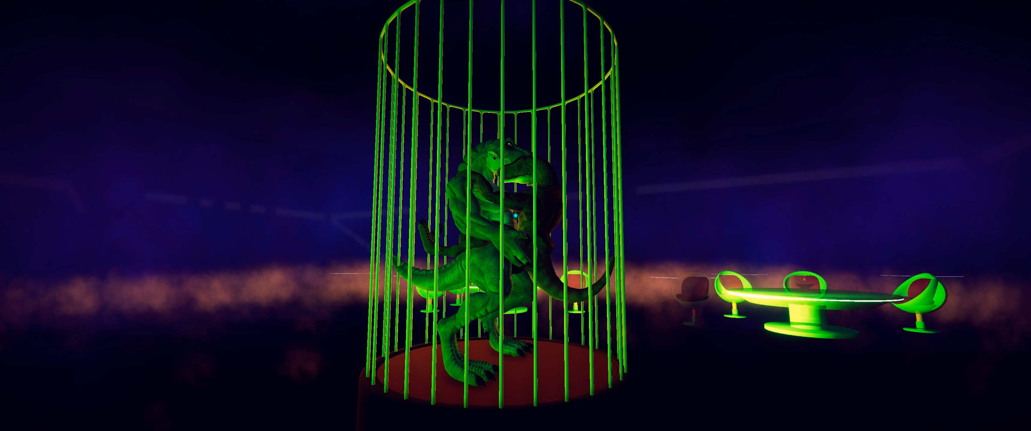 Unity Abandoned The Jurassic Fight Club - VR [v1.1] [Anthrius]
